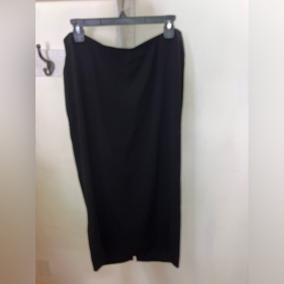 NWT Open Edit Twist Front Black Maxi Skirt from Nordstrom size XL - Picture 6 of 8